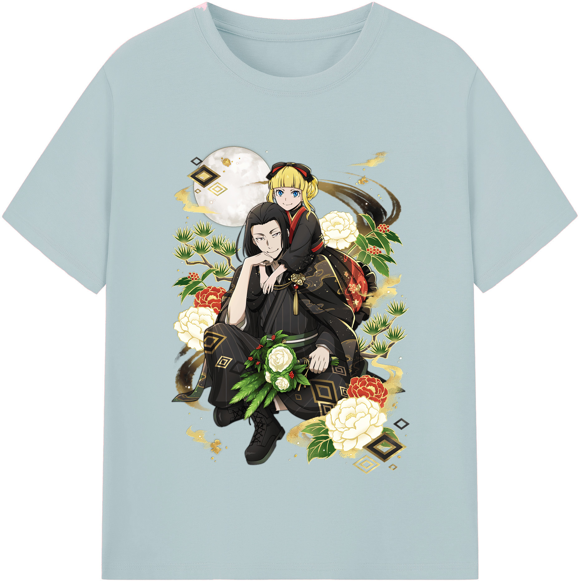 （画像用） 文豪ストレイドッグス Bungo Stray Dogs 綿100％半袖Tシャツ（フロントプリント）